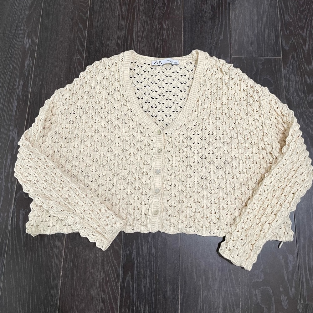 Zara crop sweater
